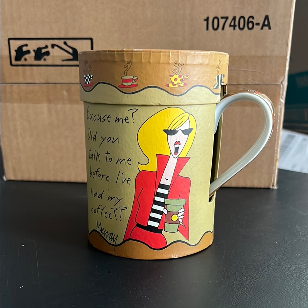 Porcelain Coffee Mug with Gift box Murray’s Law  Design